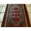 AWESOME TURKISH HANDWOVEN PURE WOOL YAGCIBEDIR CARPET IN GREAT CONDITION WITH LONG FRINGES