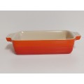 STUNNING LE CREUSET CERAMIC RECTANGULAR OVEN DISH IN MINT CONDITION