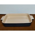 LE CREUSET MADE IN FRANCE RECTANGULAR NO. 09-42 CERAMIC OVEN DISH