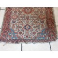 VINTAGE PURE WOOL HAND KNOTTED PERSIAN CARPET, 1,10 METER X 72 CM
