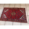 AWESOME PURE WOOL HAND KNOTTED PERSIAN CARPET IN GREAT CONDITION, 1.22 METRES X 64 CM