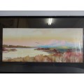 INVESTMENT ART: AWESOME ORIGINAL H ANDERSON WATER COLOUR ON BOARD PAINTING IN GREAT CONDITION