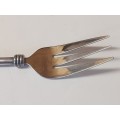 VINTAGE CARROL BOYES FUNCTIONAL ART  EARLY DESIGN LARGE PEWTER AND STAINLESS SERVING FORK