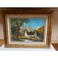 INVESTMENT ART: BEAUTIFUL ORIGINAL OIL ON BOARD PAINTING BY SOUTH AFRICAN ARTIST, J L FAURE