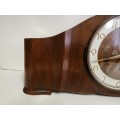 VINTAGE KIENZLE MADE IN GERMANY WOODEN MANTEL CLOCK IN WORKING CONDITION