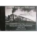 SOUTH AFRICAN RAILWAYS MAINLINE COACH DRAWINGS (1892-1957) by LEITH PAXTON - NEW