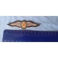 SA Air Force Commando pilot wings - Printed cloth