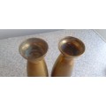 Vintage Set of Brass Vases