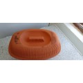 CLAY OVEN/ROASTING/BAKING DISH WITH LID IN PERFECT CONDITION