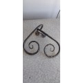 A Set Of Solid Metal Type Curtain Tie Backs