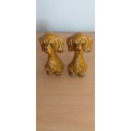 Three Vintage Dogs Ornaments