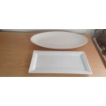 2 x Serving Plates - One are ` Le Buffet`