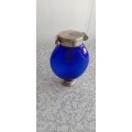 Vintage Dr Dettweiler Spittoons Sputum Flask Cobalt Blue
