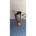 A Stunning Solid Brass Water Jug/Pitcher - Engraved