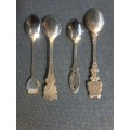 4 spoons 2x Rolex  Geneve Wine god, Chinese