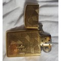 Vintage Bradford USA Brass Zippo Lighter