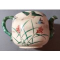 Antique Japanese Satsuma Signed  Hand Painted Teapot