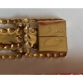 Vintage Stunning K & L 14ct Rolled Gold Bracelet