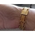 Vintage Stunning K & L 14ct Rolled Gold Bracelet