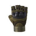 # 1 - Half Finger Glove With hardened Knuckle Unisex GREEN