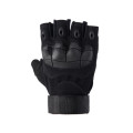 # 1 - Half Finger Glove With hardened Knuckle Unisex BLACK