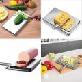 Cheese Slicer,Multifunctional Stainless Steel Cheese,Cutter,for Cheese Butter,Ham