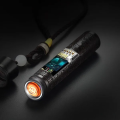 Air Blowing Electric Windproof Lighter Engraving Sandalwood USB Lighter Gadgets
