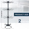 3-Tier Metal Rotating Display Stand (WHITE STAND)