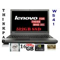 LENOVO THINKPAD W541 QUAD CORE I7-4910QM @2.79GHz,16GB RAM,512GB SSD, NVIDIA QUADRO K2100M,FULL HD