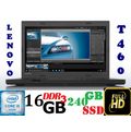 LENOVO THINKPAD T460, CORE I5-6300U @2.40GHz,16GB RAM,240GB SSD , INTEL HD GRAPHICS 520 ,TOUCH SCRE