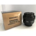 Yongnuo 50mm f/1.8 in NEW CONDITION COMING WITH BOX