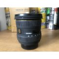Sigma 10-20mmD F4-5.6 EX DC HSM FOR NIKON.  WIDE ANGLE LENS, VERY GOOD CONDITION