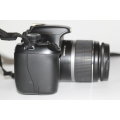 CANON EOS 1100D,12MP DSLR CAMERA WITH HD MOVIES, COMING WITH 18-55MM ZOOM LENS AND BAG