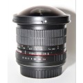 Samyang 8mm f/3.5 HD UMC Fisheye CS II Lens (Canon)