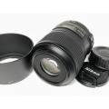 Nikon 85mm f/3.5G AF-S DX Micro NIKKOR ED VR Lens IN EXCELLENT CONDITION , Both Lens Cap And Hood