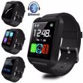 U8 Bluetooth Smart Watch android for Android Phone - Black