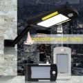 54 LED PIR motion sensor Solar Waterproof Outdoor Street light with 3 modes with wall pole
