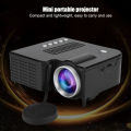 Latest mini led video projector HD 1080p support mobile projector, USB, TF Card - Black or White