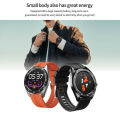 X10 Watch 1.3 Inch Screen Smart Bracelet Heart Rate Watch for iOS & Android - Black / Brown Leather