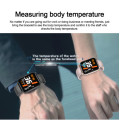 F25 True Body Temperature Waterproof Smart Watch Intelligent heart rate blood pressure