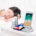 4 in 1 Multi-Functional QI Fast Wireless charging dock station - Black and White