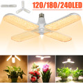 240LED Grow Light E27 Full Spectrum Growing Hydroponic Garage Lamp Bulb for Plant Vegetable AC85-265