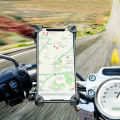 360 Degree ABS Motorcycle Handlebar Bike Navigation Anti-shake Bicycle Phone Mount Holder Bracket