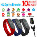 M4 Pro Smart Watch Band Heart Rate Blood Pressure Tracker Fitness Wristband temperature measure