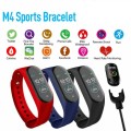 M4 Pro Smart Watch Band Heart Rate Blood Pressure Tracker Fitness Wristband temperature measure