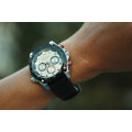 CURREN Men's Wrist Watch with Silicone Strap.