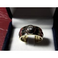 9 ct Solid Gold Ring with Diamond