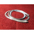 LOVELY SOLID GENUINE STERLING SILVER NECKLACE IN PERFECT EXCELLENT CONDITION