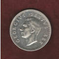 1948 South Africa 5 SHILLINGS [CROWN] Silver
