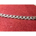 LOVELY SOLID GENUINE STERLING SILVER NECKLACE IN PERFECT CONDITION